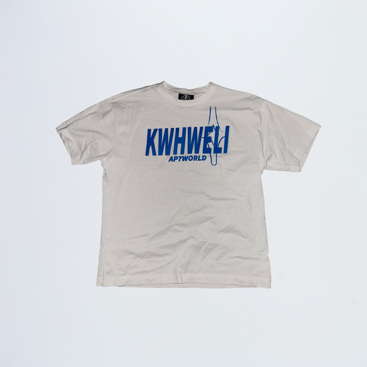 Kwhweli Blue AP7WORLD White T-Shirt